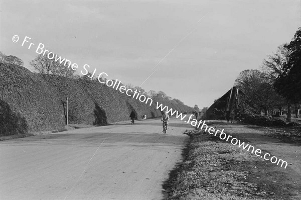 PHOENIX PARK MAIN ROAD WITH WARTIME TURF CLAMPS